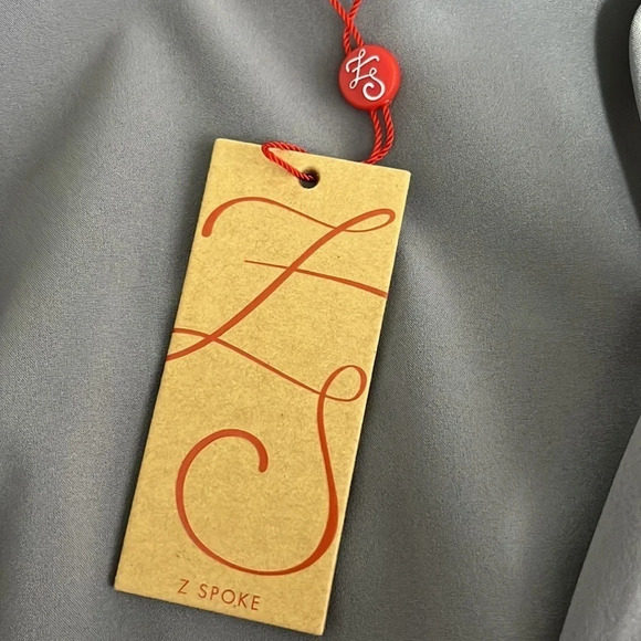 Zac Posen Z Spoke Lord & Taylor Draped Sleeveless Dress in Grey - NEW - Size 8 - Picture 6 of 9